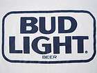 CLASSIC LOGO 80s vintage BUD LIGHT beer promo T SHIRT BUDWEISER 