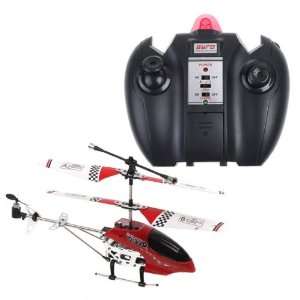  Mini 3 Channel RC R/C Remote Control Helicopter Red Toys & Games