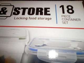   Lock & Store Locking Food Storage Container Set BPA Free NIB  