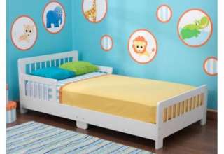 New KidKraft Childrens Kids Wooden Slatted Toddler Bed   White  