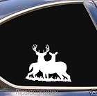 Deer Family Whitetail Deer Hunting Decal Sticker DF 003