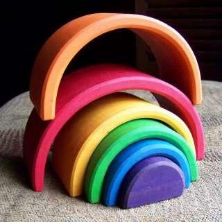 Details This wooden Rainbow toy will be enjoyed by both children and 