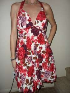 NWT Tracy Reese rose halter dress  12  