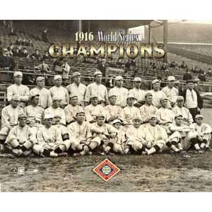    1916 World Series Team Sit Down Photo 16 x 20