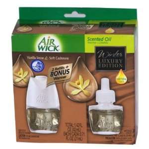 Air Wick Vanilla Snow & Soft Cashmere Scented Oil Case Pack 6  