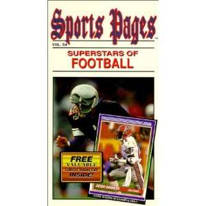  Superstars of Football [VHS] Sports Pages Movies & TV