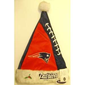  New England Patriots Plush Santa Hat