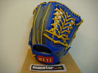New ZETT Pro Model 12.5 Fielder Baseball Glove Blue Grey Nylon Mesh 