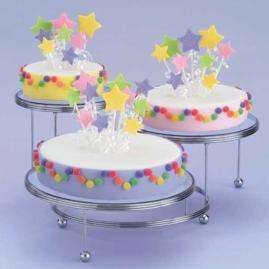   Cakes n More Cupcakes Party Rental Weddings 3 Tier Metal fast  