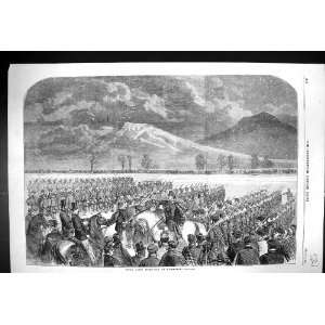  1860 Rifle Corps Field day Edinburgh Scotland Procession 