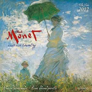  Monet Walk in the Country 2012 Wall Calendar Office 