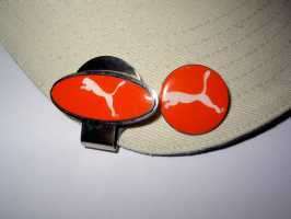 Golf Ball Marker Hat Clip PUMA Red ~ Japan  