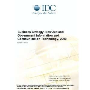  Business Strategy New Zealand Government Information and 