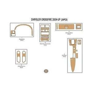  Chrysler Crossfire Dash Trim Kit 04 up   24 pieces   Green 