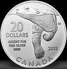 CANADA 2012 $20 POLAR BEAR .9999 SILVER COMMEMORATIVE COIN
