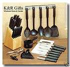   piece cooking utensils and knife set new $ 27 88 22 % off $ 35 74 time