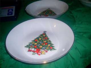 Jamestown China Christmas Treasure Soup Bowl  