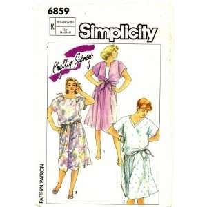  Simplicity 6859 Sewing Pattern Misses Half Size Dress Top 