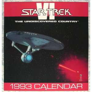  Star Trek VI Calendar 1993 (9780671780746) Books