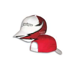  Dodge Challenger Red And White Sharktooth Mens Hat 91669 