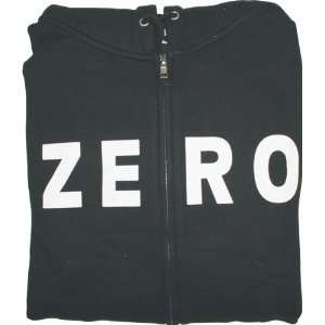   Zero Army Zip Hoody Sweater Small Black Skate Hoody