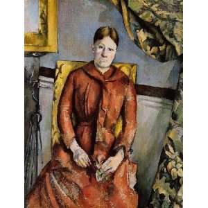  Madame Cezanne in a Yellow Chair 2, By Cézanne Paul 