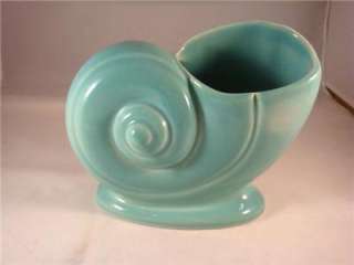 Retro Trenton Art Pottery Nautilus Shell Vase TAC WOW*  