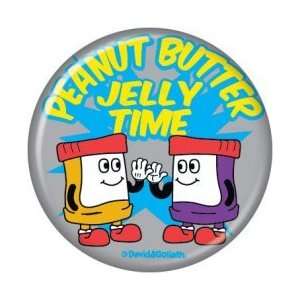 David & Goliath Peanut Butter Jelly Time Button 81885  