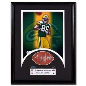  Terrence Murphy Green Bay Packers Framed Autographed Sweet 
