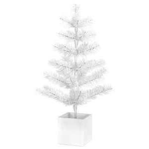  Doodlebug Plain and Simple Holiday Tree, White with White 