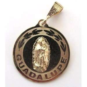  XVI Virgen De Guadalupe Medalla Enchapada En Oro