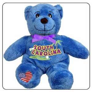    South Carolina Symbolz Plush Blue Bear Stuffed Animal Toys & Games