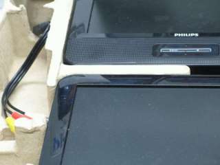 Philips 9 LCD Dual Screen Portable DVD Player Black PD9012/37 