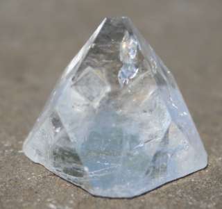 WITH small Apophyllite Pyramid Crystal growing inside it, as can be 