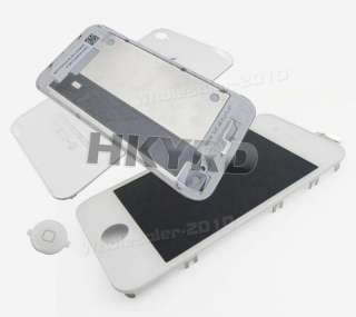 1X Touch digitizer&Lcd Display+Back Cover Assembly For iPhone 4S 4GS 