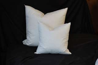 14 x 14 Square Goose Feather Pillow Form Insert *NEW*  
