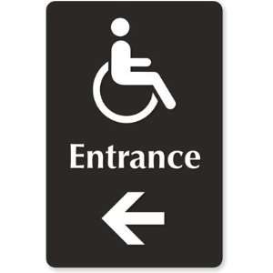  Accessible Entrance (with Accessible Pictogram & Left 