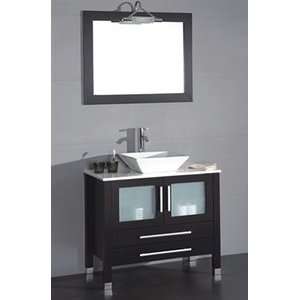   08111 Single Sink 36 Inch Modern Bathroom Vanity Set