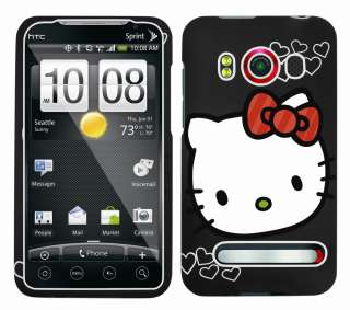 FOR HTC SPRINT EVO 4G CASE COVER HELLO KITTY NEW  