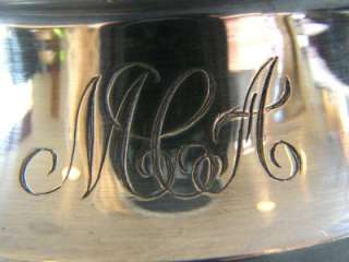   Art Nouveau Sterling Silver Wine Goblet Christening Mug 1920  