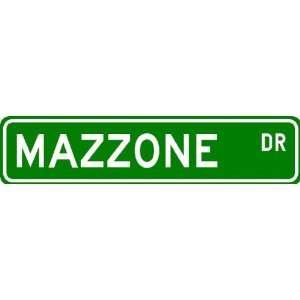  MAZZONE Street Sign ~ Personalized Family Lastname Sign 