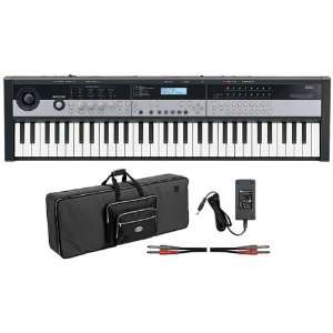  Korg microSTATION Synth STAGE ESSENTIALS BUNDLE with Bag 