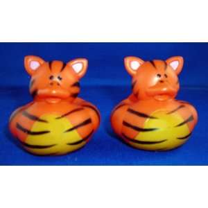  2 (Two) Tiger Rubber Duckies Party Favors 