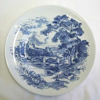 Wedgwood England White Blue COUNTRYSIDE Dinner Plate (s)  