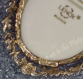 Lenox China CAMEO Jewelry Necklace Brooch Sterling Silver w/ Gold Wash 
