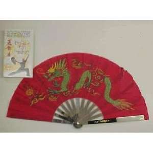  Chinese Red Dragon Iron Fan & DVD