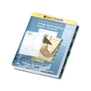  Coastlines Dated Two Page per Day Organizer Refill, 8 1/2 