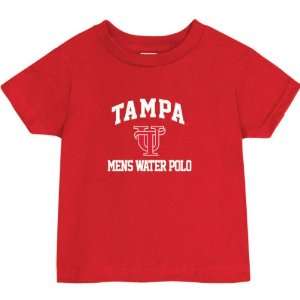  Tampa Spartans Red Baby Mens Water Polo Arch T Shirt 