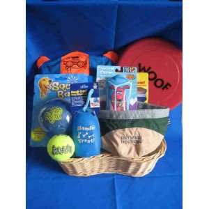 Day at the Park Doggie Gift Basket Grocery & Gourmet Food