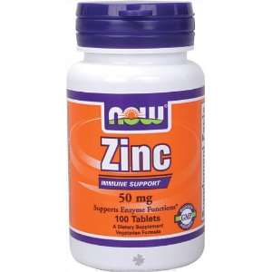  Now Foods, Zinc 50 mg 100 Tablets